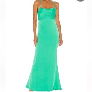 Superdown Green Gown